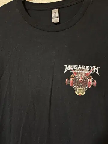 Megadeth 그래픽 티셔츠 XL(구제 의류)