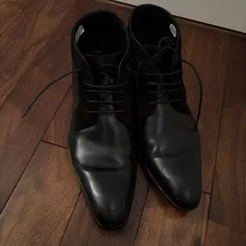 madras 블랙 가죽 신발 사이즈 8