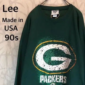 Lee Green Bay Packers Lee 맨투맨 90s USA Y