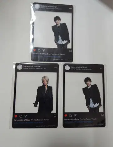 L'Arc~en~Ciel 라루크 복권 클리어 카드 세트
