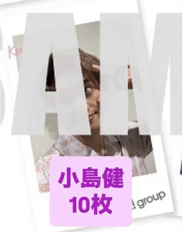 A! group Chameleon 폴라로이드풍 카드 코지마 켄 10장