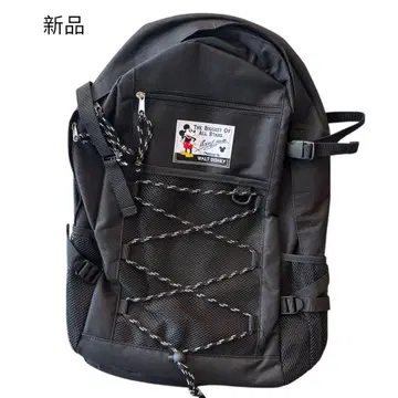 새상품 미키 블랙 백팩 통학 댄스 학원 데이팩 중학생 고등학생