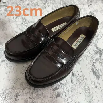 HARUTA 다크 브라운 로퍼 23cm