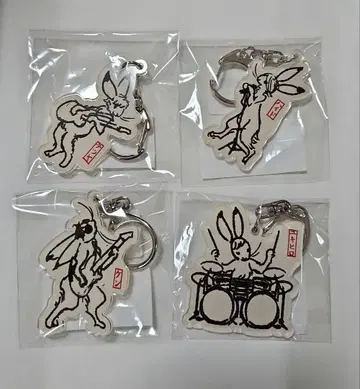 라크 L'Arc~en~Ciel 라쿠 복권 시크릿 아크링 키링 세트