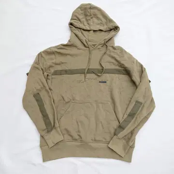 G-STAR RAW 카키 후드 부착 맨투맨 후드티 S