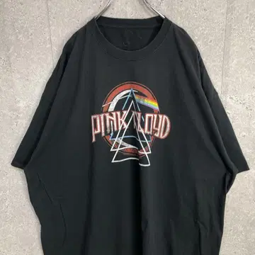 핑크 플로이드 밴드 뮤직 프린트 블랙 티셔츠 3XL 정도