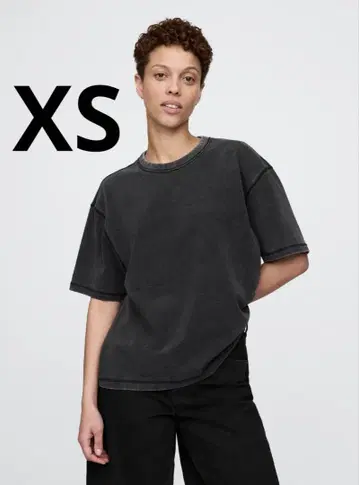 GAP 헤비 웨이트 크롭 티셔츠 쇼트
