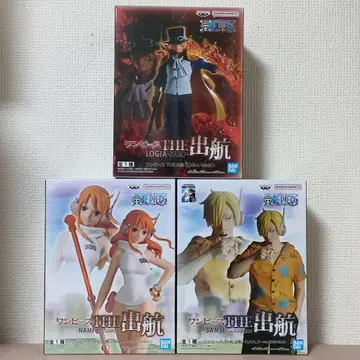 원피스 ONE PIECE THE 출항 사보 나미 상디 피규어
