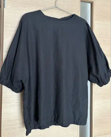 쿠오드로 quadro 린넨 블라우스 린넨 네이비