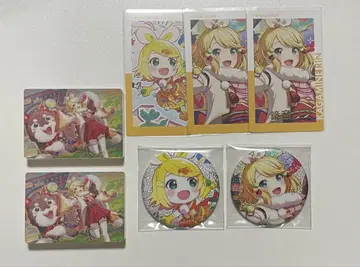 프로세카 카가미네 린 캔뱃지 에피카 금박 노블 아트