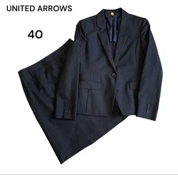(770)UNITED ARROWS 스커트 셋업 스트라이프 정장