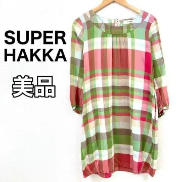 SUPER HAKKA 슈퍼 하카 체크 튜닉 얇은 소재