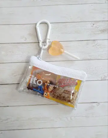 가챠 파우치 미니 파우치 주황색 orange