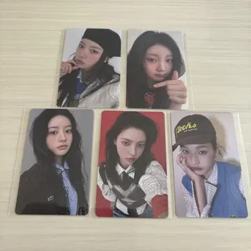 ILLIT bomb weverse 라키드로 트레이딩 카드 컴프 5장 세트