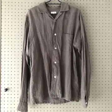 steven alan 셔츠 린넨 긴팔 S 카키