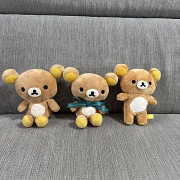 리락쿠마 봉제 인형 3종 세트