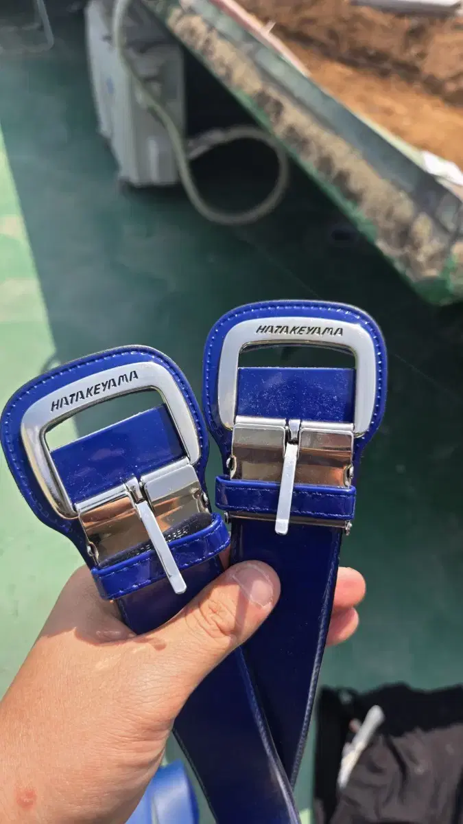 Two Hatakeyama baseball belts
