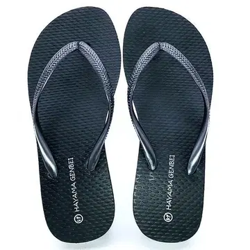 겐베이 오리지널 통굽 비치 샌들 블랙 L