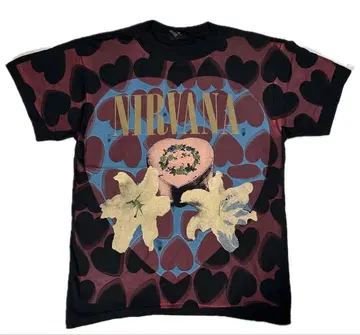 11452 NIRVANA HEART SHAPED BOX 락 티셔츠 L