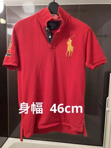 폴로 바이 랄프 로렌 레드 피케 셔츠 L