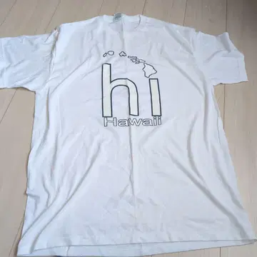 하와이 "hi" 디자인 티셔츠 L 사이즈
