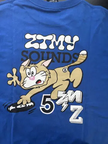 ZTMY SOUNDS 5 Z 고양이 티셔츠 L