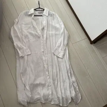 자라 린넨 셔츠 원피스