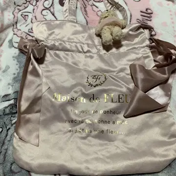 Maison de FLEUR 리본 포함 토트백 곰 포함!