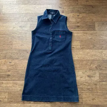 Ralph Lauren 슬리브리스 미니 원피스