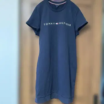 타미힐피거 네이비 반팔 원피스 L