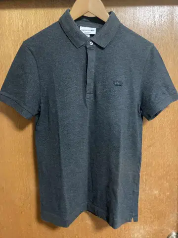 라코스테 그레이 피케 셔츠 US S