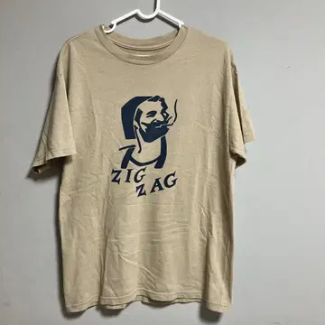 ZIG ZAG 티셔츠 M 사이즈 일본제 텐더 로인