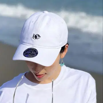 봄 코디 LUSSO SURF 서핑 도그 캡 모자 화이트