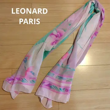 LEONARD PARIS 대형 스톨 꽃무늬 이탈리아제