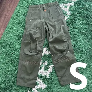 S 사이즈 W&LT 나일론 입체 재단 팬츠 그린