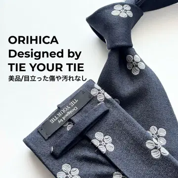 ORIHICA 오리히카 TIE YOUR TIE 타이유어타이 꽃무늬 넥타이