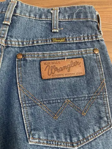 Wrangler 웨스턴 데님 청바지 블루 벨