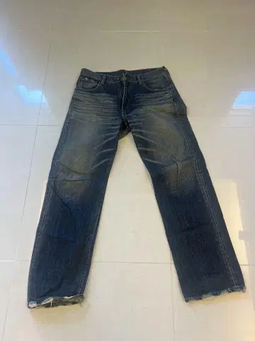 다크 블루 스트레이트 데님