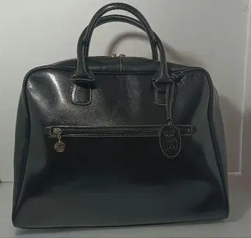 GIO SPORT GS 로고 가죽 백