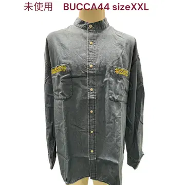 미사용 BUCCA44 데님 미색 셔츠 상의 빅 사이즈 2XL