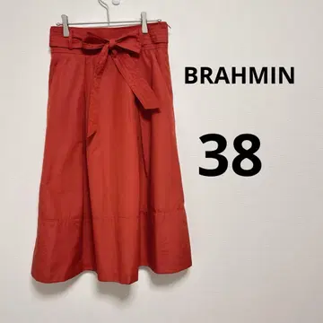 BRAHMIN 브라민 스커트 플레어 반 밴딩 미모레 새상품급 일본제