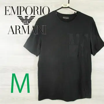 엠포리오 아르마니 <반팔 로고 티셔츠> M0764s