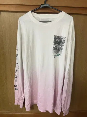 GRMY 그라데이션 롱 슬리브 티셔츠 2XL