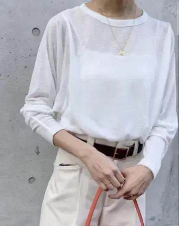 새상품 SLOBE IENA 슬라브 천축 풀오버