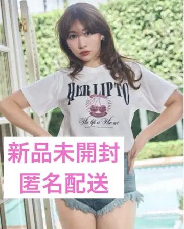 헤르립토 클래식 체리 티셔츠 화이트