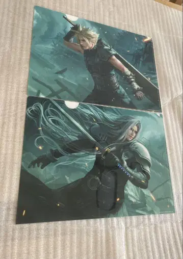미사용 새상품 클라우드 세피로스 파일 로손 한정판 ff7