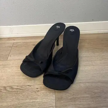 자라 블랙 뮬 38