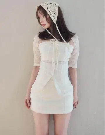 andmary Mia lace set up S white 정품