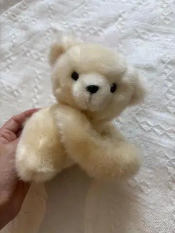 CUTE 크림색 곰 봉제 인형