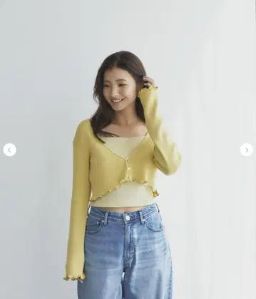 야누크 크롭 가디건 완판템